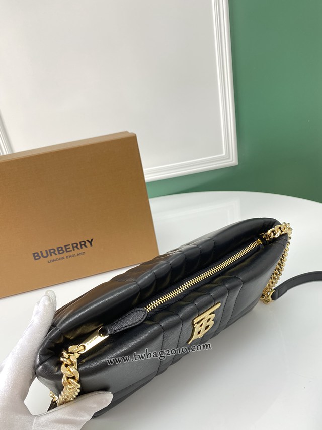 Burberry專門店新款絎縫款Lola蘿拉包 巴寶莉羔羊皮單肩斜挎女包 yxb1177